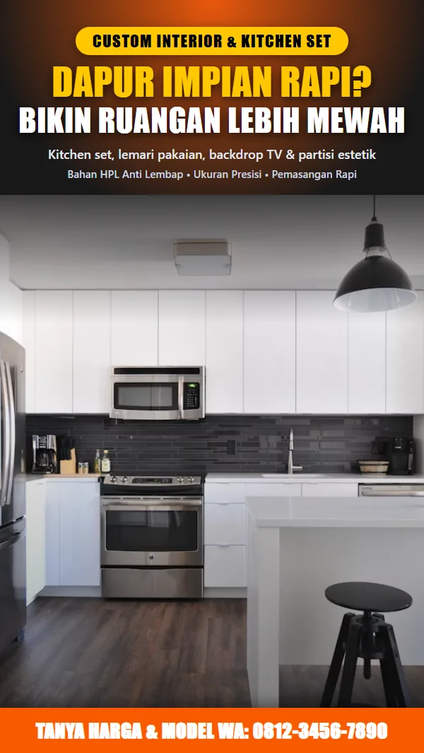 Template promo desain interior & kitchen set
