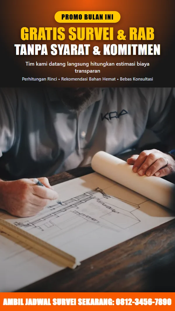Template promo gratis survei & RAB